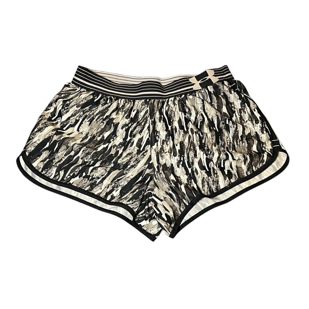 Under Armour Womens UA Printed Perfect Pace Running Shorts Style #1254029 Camo S